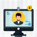 Icon representing digital profile optimization
