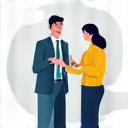 Icon representing practicing with an expert